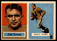 1957 Topps #143 Jim Cason DP EX/NM RC Rookie