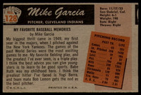 1955 Bowman #128 Mike Garcia EX++ ID: 80175