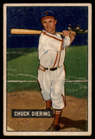 1951 Bowman #158 Chuck Diering G/VG 