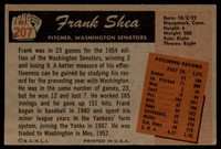 1955 Bowman #207 Spec Shea EX++ Excellent++  ID: 94011
