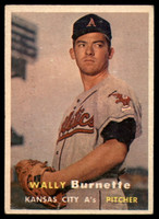 1957 Topps #13 Wally Burnette EX++ Excellent++ RC Rookie ID: 94275