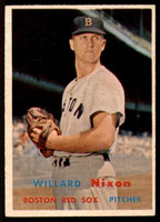1957 Topps #189 Willard Nixon EX/NM ID: 61029