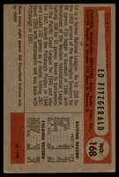 1954 Bowman #168 Ed Fitz Gerald EX
