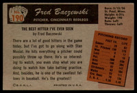 1955 Bowman #190 Fred Baczewski EX ID: 57719