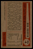 1954 Bowman #4 Bob Hooper EX