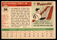 1955 Topps #36 Leo Kiely UER EX ID: 56445