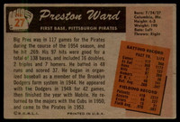 1955 Bowman #27 Preston Ward EX ID: 57217