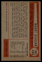 1954 Bowman #111 Murry Dickson EX