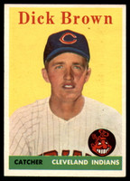 1958 Topps #456 Dick Brown EX/NM RC Rookie ID: 64915