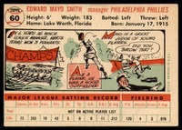 1956 Topps #60 Mayo Smith DP MG EX++ ID: 80300