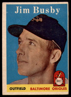 1958 Topps #28 Jim Busby EX ID: 62644