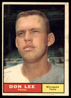 1961 Topps #153 Don Lee VG Very Good  ID: 125724