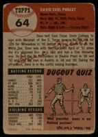 1953 Topps #64 Dave Philley G