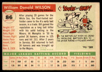 1955 Topps #86 Bill Wilson EX ID: 56759