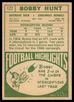 1968 Topps #122 Bobby Hunt Excellent+  ID: 153402