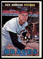 1967 Topps #101 Ken Johnson Excellent+  ID: 157760