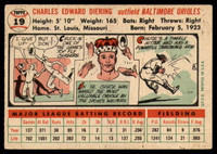 1956 Topps #19 Chuck Diering DP EX++ ID: 58077