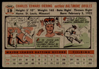 1956 Topps #19 Chuck Diering DP EX++ ID: 58078