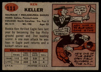 1957 Topps #111 Ken Keller DP EX++ RC Rookie ID: 84453
