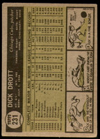 1961 Topps #231 Dick Drott Very Good  ID: 197731