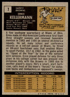 1971 Topps #   7 Ernie Kellerman Ex-Mint 