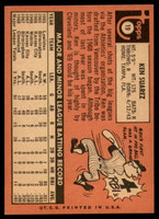 1969 Topps # 19 Ken Suarez Excellent+  ID: 167375