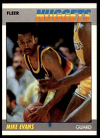 1987-88 Fleer #36 Mike Evans Ex-Mint 