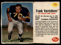 1962 Post Cereal #173 Frank Varrichione Good 