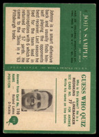 1966 Philadelphia #191 Johnny Sample VG Very Good  ID: 122105