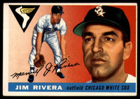 1955 Topps #58 Jim Rivera UER EX ID: 56549