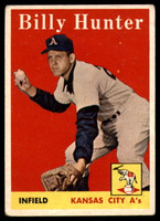 1958 Topps #98a Billy Hunter EX ID: 62953