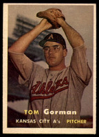 1957 Topps #87 Tom Gorman UER EX++ Excellent++  ID: 94461
