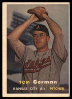 1957 Topps #87 Tom Gorman UER EX++ Excellent++  ID: 94463