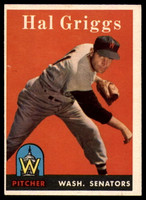 1958 Topps #455 Hal Griggs EX/NM RC Rookie ID: 52434