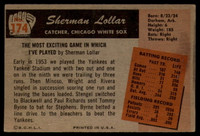 1955 Bowman #174 Sherm Lollar EX Excellent 