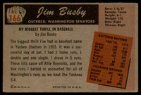 1955 Bowman #166 Jim Busby VG/EX