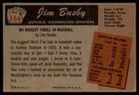 1955 Bowman #166 Jim Busby EX