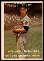 1957 Topps #206 Willard Schmidt EX++ Excellent++  ID: 94782