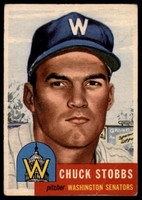 1953 Topps #89 Chuck Stobbs DP VG Very Good  ID: 93510