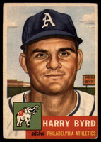 1953 Topps #131 Harry Byrd DP VG Very Good RC Rookie ID: 93524