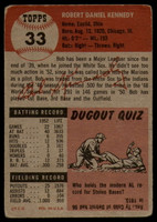 1953 Topps #33 Bob Kennedy DP VG ID: 77408