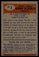 1955 Bowman #3 John Olszewski NM ID: 70290