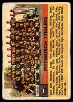 1956 Topps #63 Steelers Team VG ID: 72082