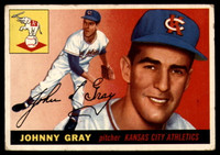 1955 Topps #101 Johnny Gray VG RC Rookie ID: 84637