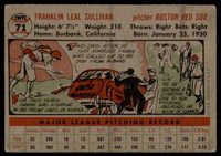 1956 Topps #71 Frank Sullivan EX ID: 80320