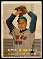 1957 Topps #378 Elmer Singleton EX++ ID: 62148