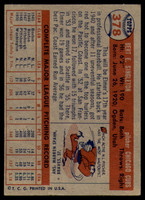 1957 Topps #378 Elmer Singleton EX++ ID: 62148