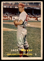 1957 Topps #162 Jack Meyer EX++ Excellent++  ID: 94662