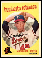 1959 Topps #366 Humberto Robinson NM+ ID: 68553