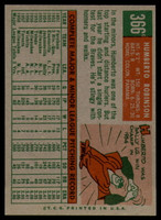 1959 Topps #366 Humberto Robinson NM+ ID: 68553